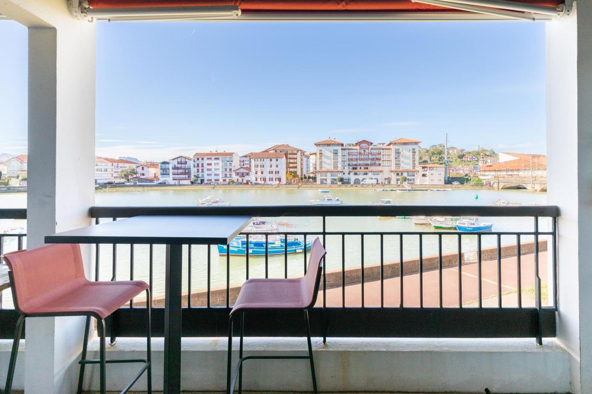 Vue Plongeante Sur L'Eau Lägenhet Saint-Jean-de-Luz Exteriör bild